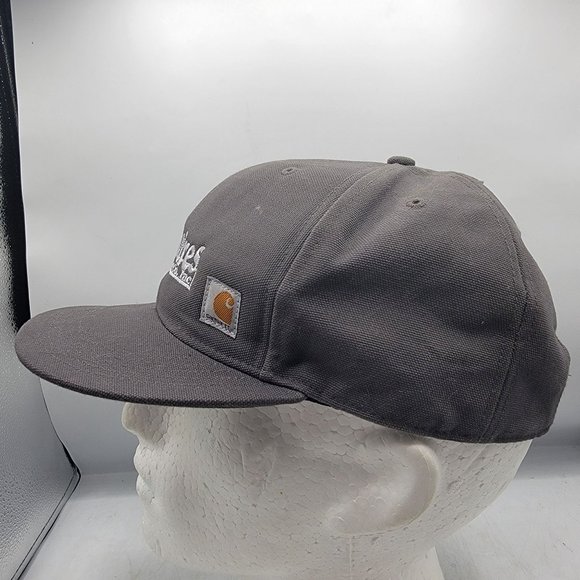 Carhartt Gray Work Wear Hat Cap Adjustable Lightweight Outdoors Casual - Picture 2 of 9